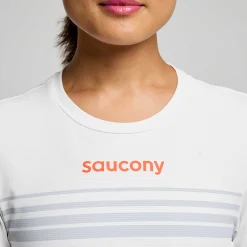 Saucony Damen Endorphin Short Sleeve Cloud Sale