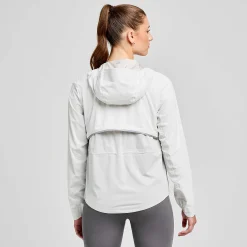 Saucony Damen Hurricane Waterproof Jacket Cloud Fashion