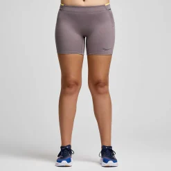 Saucony Damen Kinvara 5" Hot Short MetalHeather Best Sale