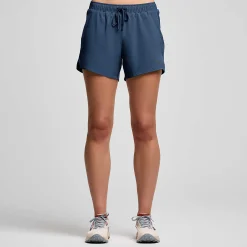 Saucony Damen Peregrine 4" Short Navy Fashion