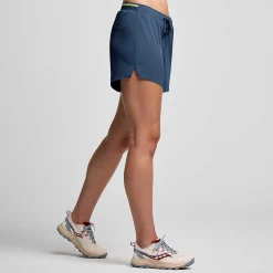 Saucony Damen Peregrine 4" Short Navy Fashion